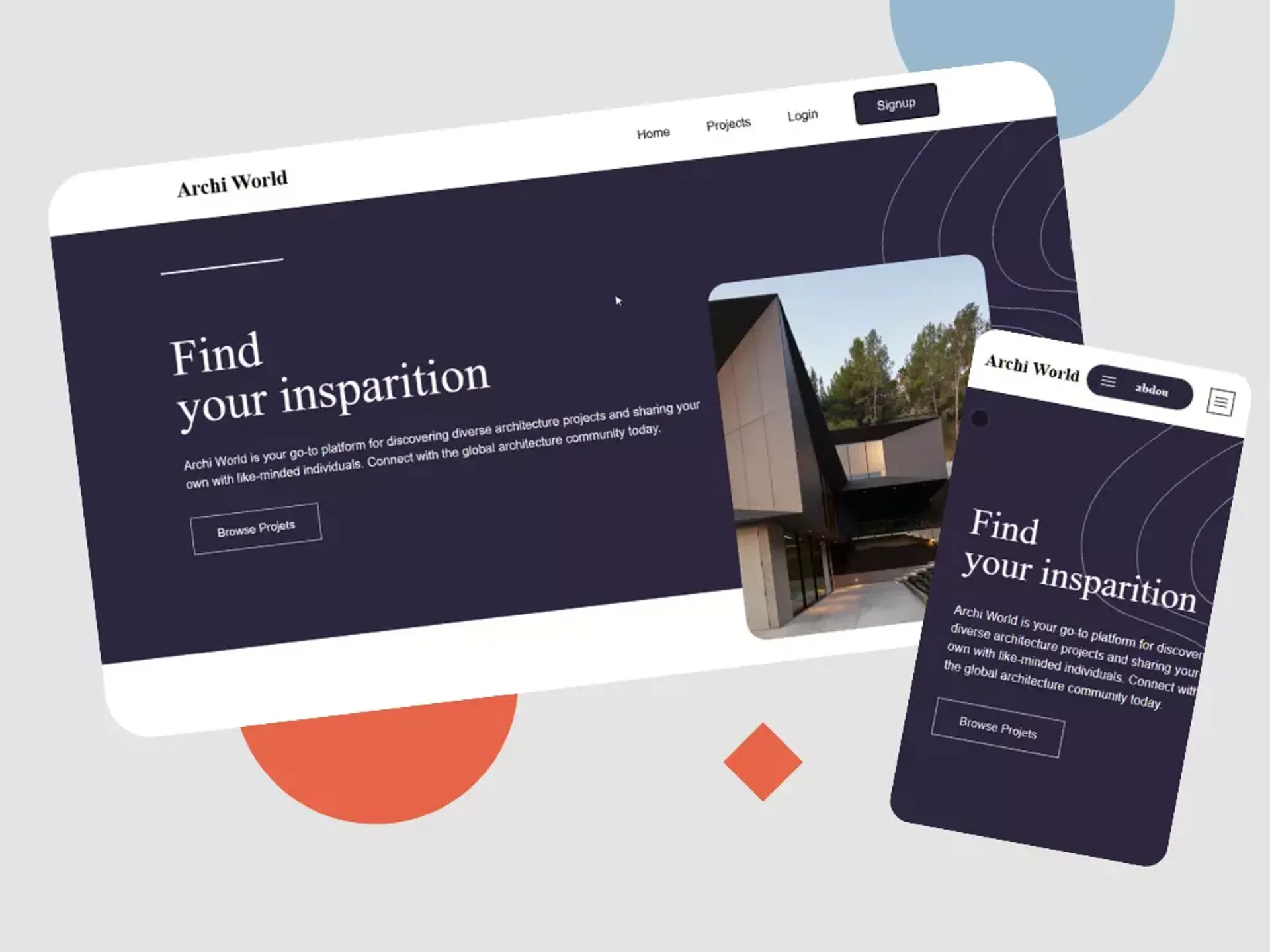 Showcase Platform For Architecture Project Portfolios preview 1