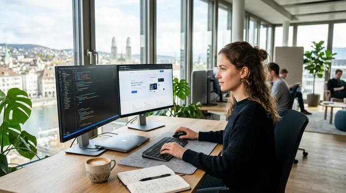 Webentwicklung lernen: So startest du 2026 als Webentwickler/in in der Schweiz