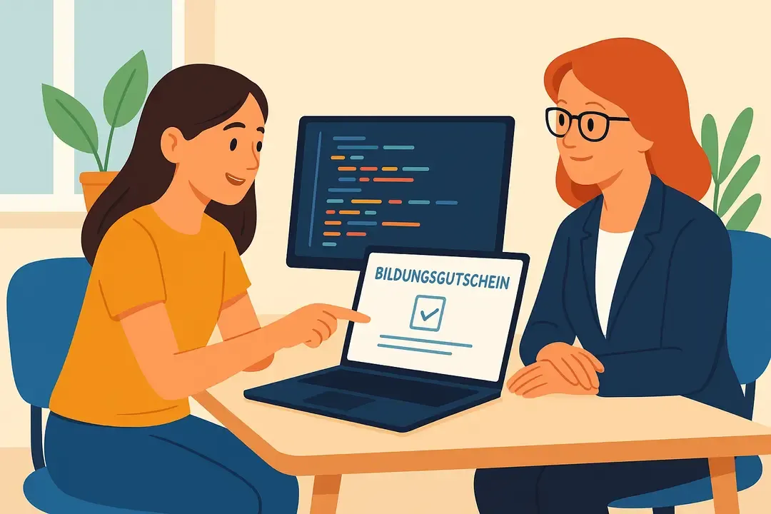 Coding-Bootcamp mit Bildungsgutschein 2025 – Antrag, Voraussetzungen & Kurs­vergleich