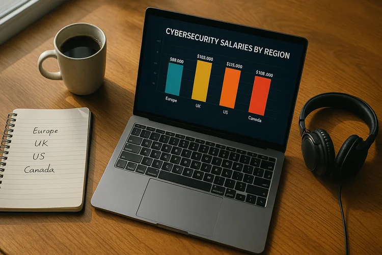 Cybersecurity Bootcamp Salary & Job Report 2026: Europe, UK, and North America
