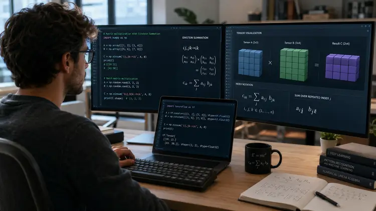 Einstein Summation in Python: A Complete Guide to Tensor Operations with NumPy and TensorFlow (2026)