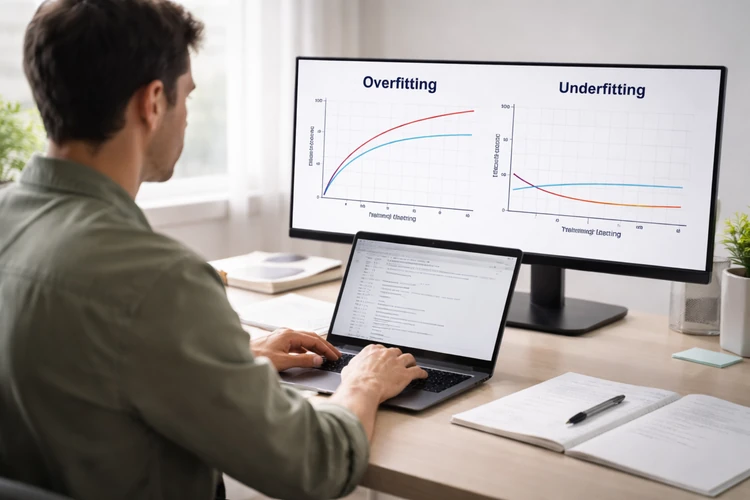 Overfitting and Underfitting in Machine Learning