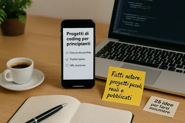 Top 25 progetti di coding per principianti che ti fanno davvero assumere